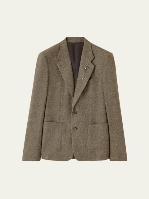 Loro Piana Men's Hedland Notch Lapel Single-Breasted Blazer