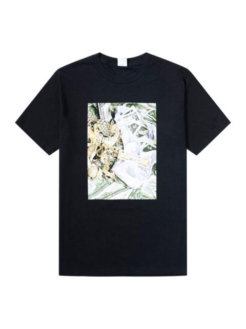 Supreme Supreme SS20 Week 1 Bling Tee Money Printing Short Sleeve Unisex Black SUP-SS20-293