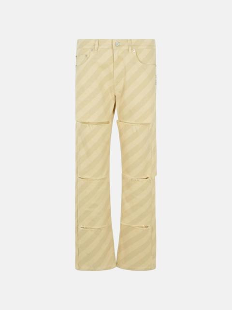 Marni BEIGE COTTON JEANS