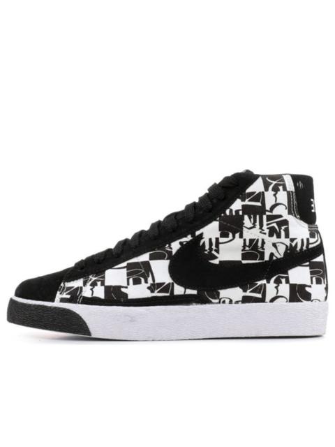 Nike Nike x Stussy x Neighborhood Blazer High Premium Tz 'Black White' 332286-101