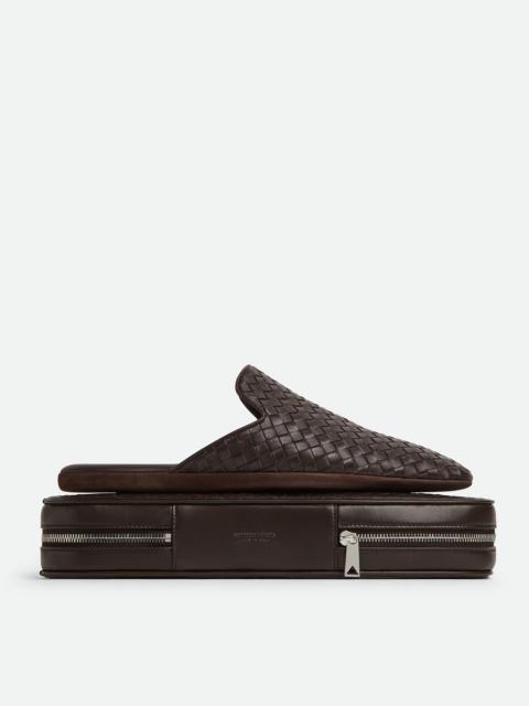Bottega Veneta Palazzo Slipper With Travel Case