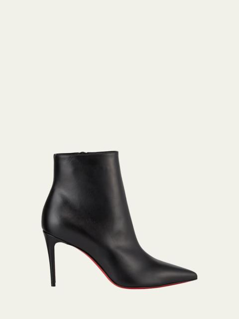 Christian Louboutin So Kate Leather Red Sole Booties