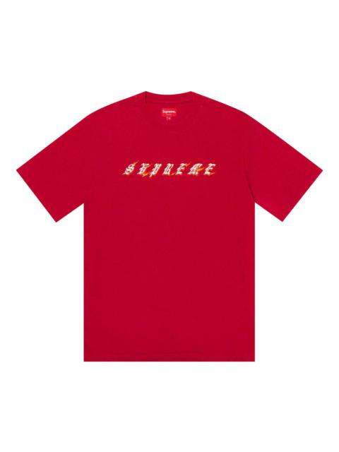 Supreme Flames Short-Sleeve Top 'Red'