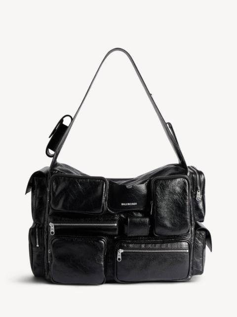 BALENCIAGA Superbusy Large Sling Bag in Black