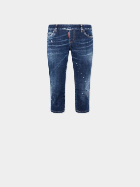 DSQUARED2 DARK UNZIPPED SUMMER JEANS