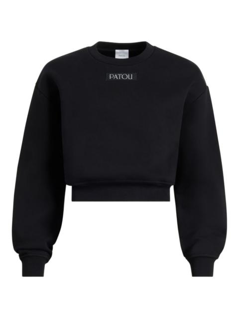 PATOU logo-lpatch sweatshirt