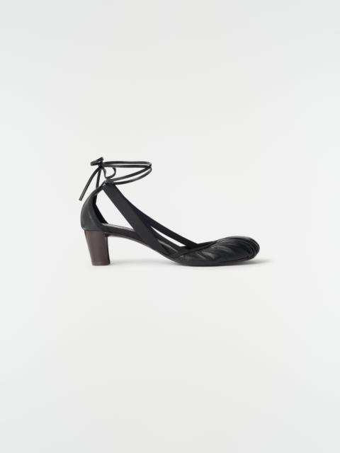 Lemaire 55 MM PEDILLE HEELED BALLERINAS IN GOAT LEATHER