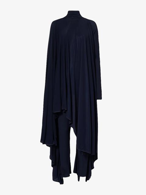 Alaïa Fluid high-neck stretch-woven jumpsuit