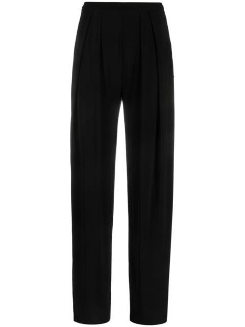 NORMA KAMALI high-waisted tapered-leg trousers