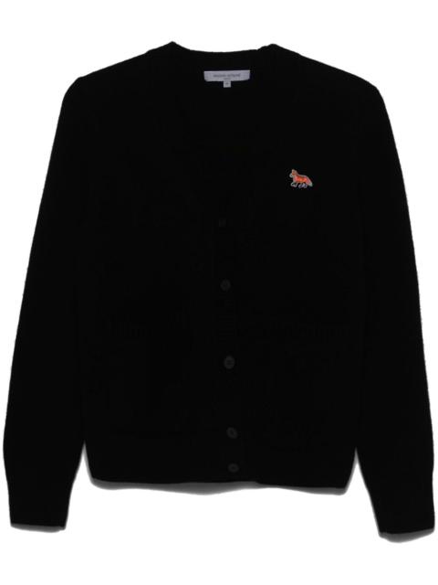 Maison Kitsuné Baby Fox-patch cardigan