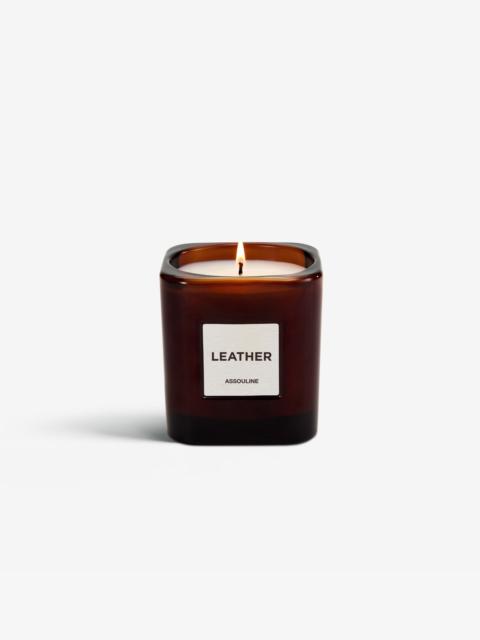 ASSOULINE Library Candle - Leather