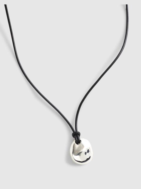 Madewell Sculptural Pendant Leather Necklace