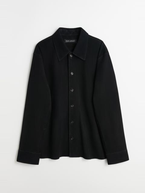 Our Legacy Welding Shirt Lithe Black Suede