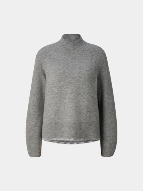 BOGNER Lena Virgin Wool Pullover in Gray