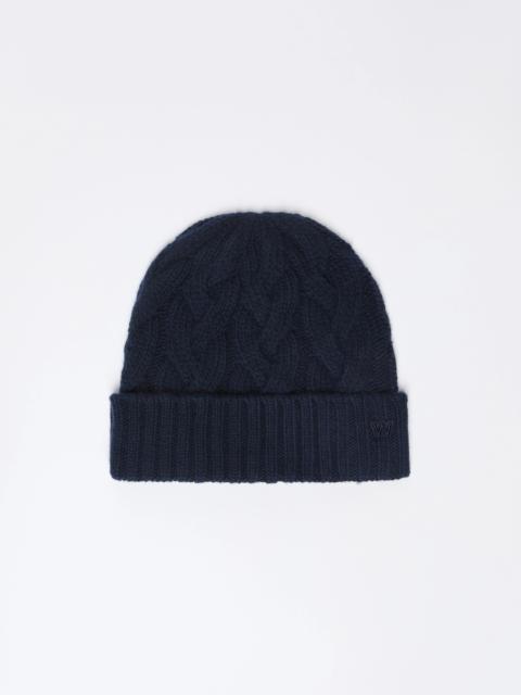 WEEKEND Max Mara ZAMPA Cashmere beanie hat - ULTRAMARINE