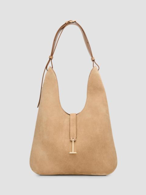 TOM FORD Women's Kara Medium Suede Hobo Bag - Amphora