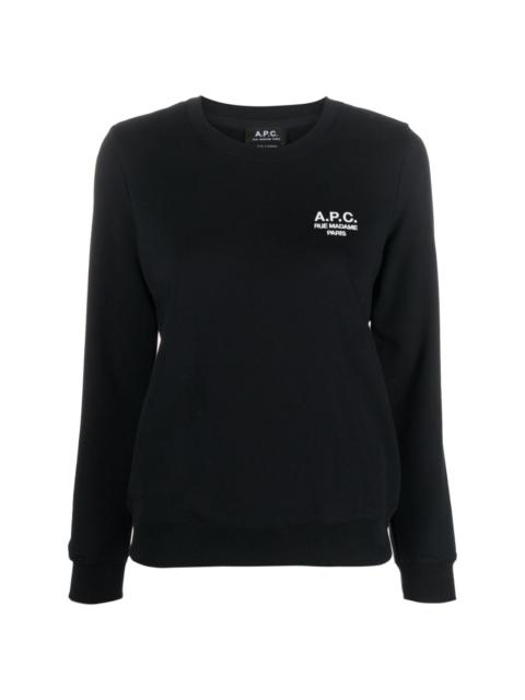 A.P.C. Skye logo-embroidered sweatshirt