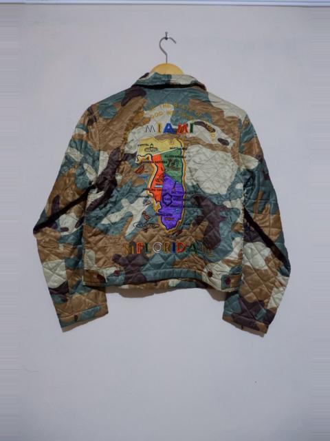 Other Designers Japanese Brand - Vintage Nicole Club Flamingo Miami Florida Souvenir Jacket