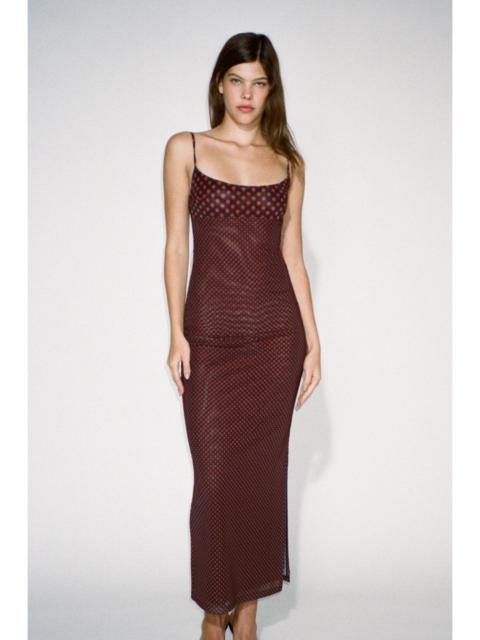 miaou THAIS DRESS - BLACK POLKA DOT