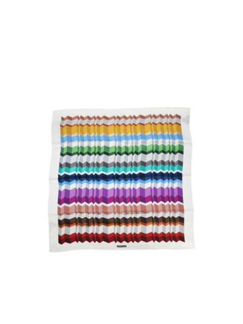Missoni geometric-design scarf