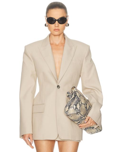 WARDROBE.NYC Drill Contour Blazer