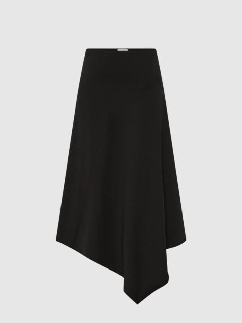 ST. AGNI Asymm Drape Skirt - Black