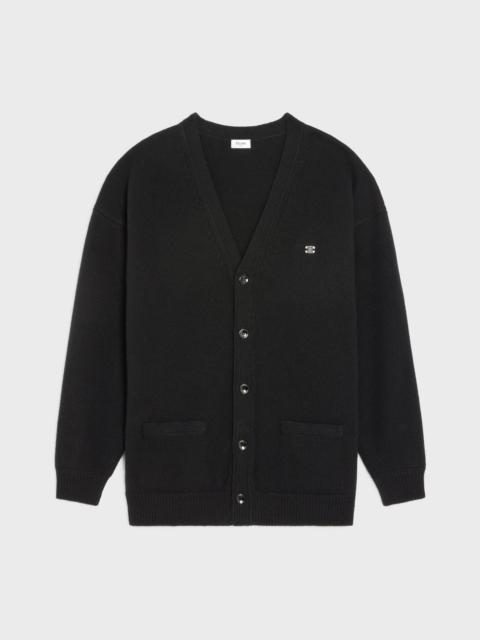 CELINE TRIOMPHE LONG CARDIGAN IN CASHMERE WOOL