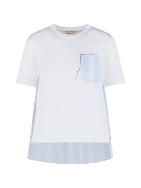 Marni pocket striped T-shirt