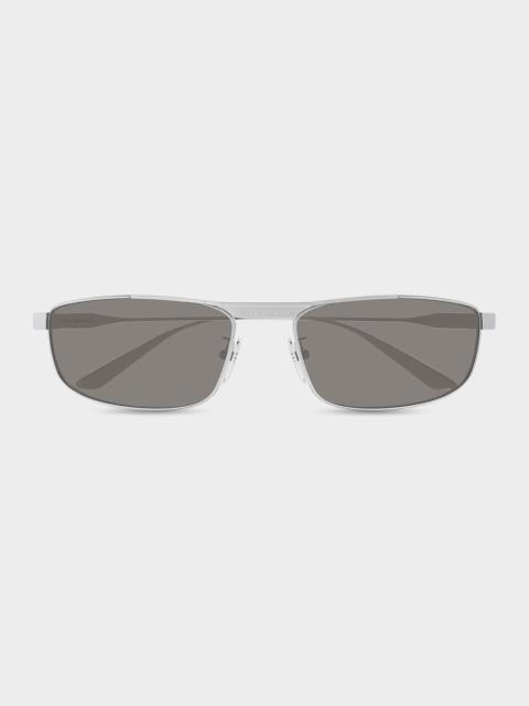 BALENCIAGA Men's Tag 3.0 61MM Rectangular Sunglasses
