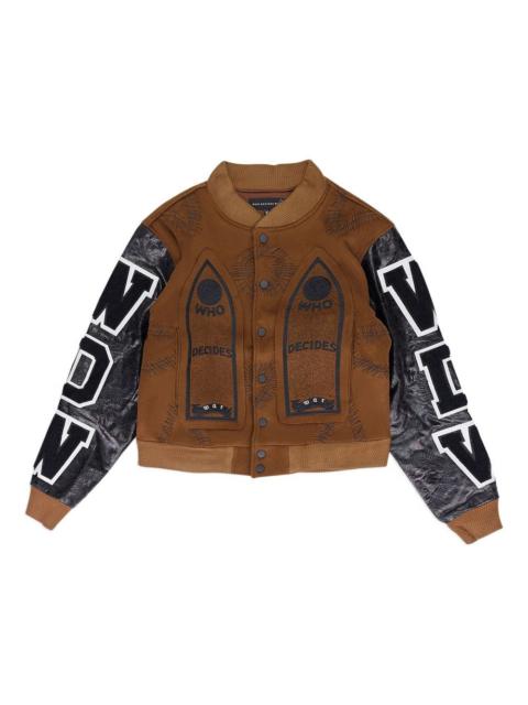 WHO DECIDES WAR Namesake bomber jacket