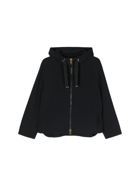 drawstring hooded jacket