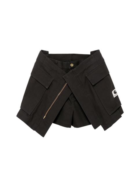 注目コラボ☆【sacai】WTAPS Cotton Back Satin Shorts WTAPS Cotton Back Satin Shorts | sacai Official Store サカイ