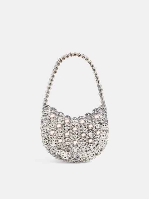 Paco Rabanne ICONIC SILVER MOON 1969 BAG EMBELLISHED WITH RHINESTONES