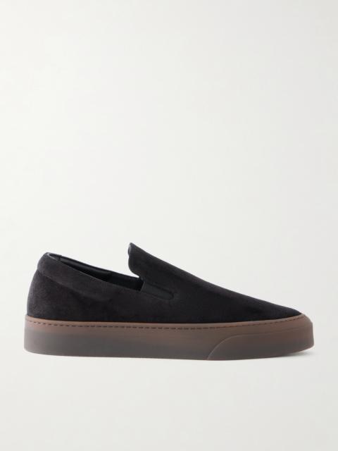The Row Mh Suede Platform Sneakers