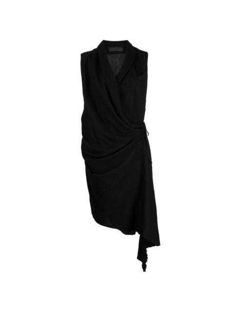 Marc Le Bihan draped sleeveless wool vest