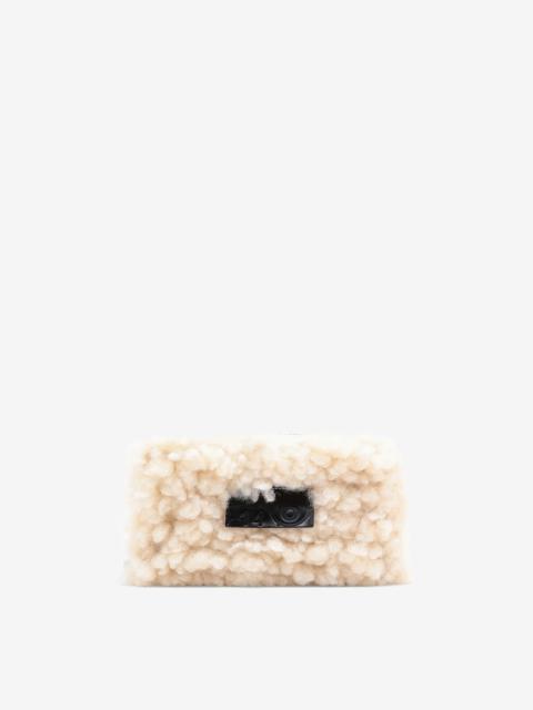 MM6 Maison Margiela Faux shearing large wallet