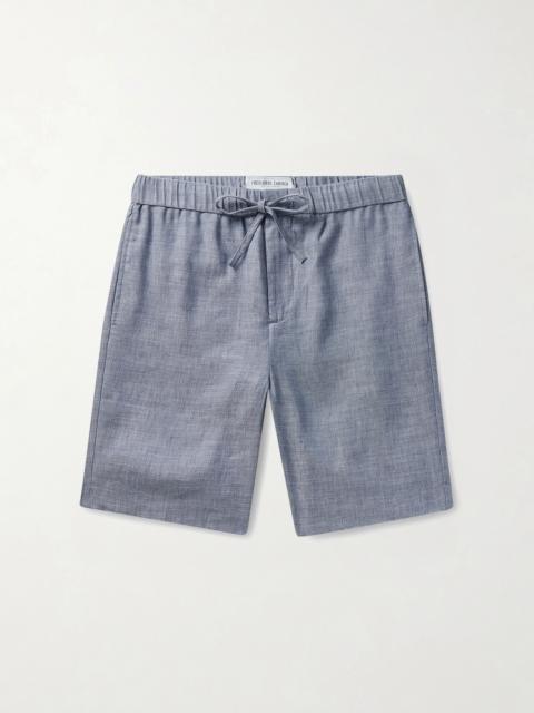 FRESCOBOL CARIOCA Felipe Slim-Fit Linen and Cotton-Blend Drawstring Shorts