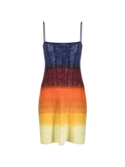 Etro ombré knitted dress