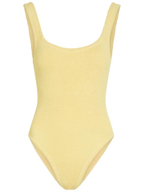 Hunza G Hunza G Square-neck Crinkle Swimsuit