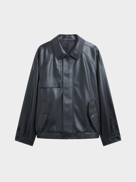 The Frankie Shop Roisin Faux Leather Jacket - Black