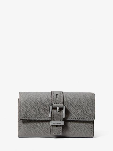 MICHAEL KORS Nolita Medium Pebbled Leather Tri-Fold Wallet