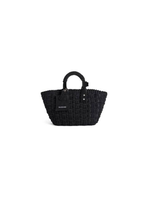 Women's Bistro Xs Basket With Strap In Sponge Fabric in Black