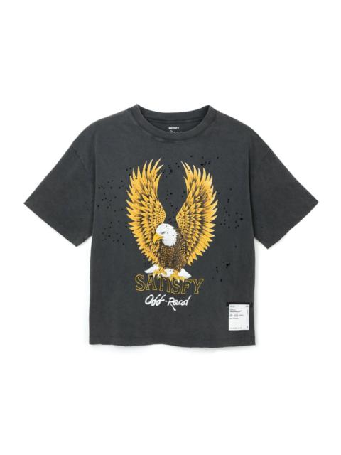 SATISFY MothTech T-Shirt Eagle (Color) - Faded Black