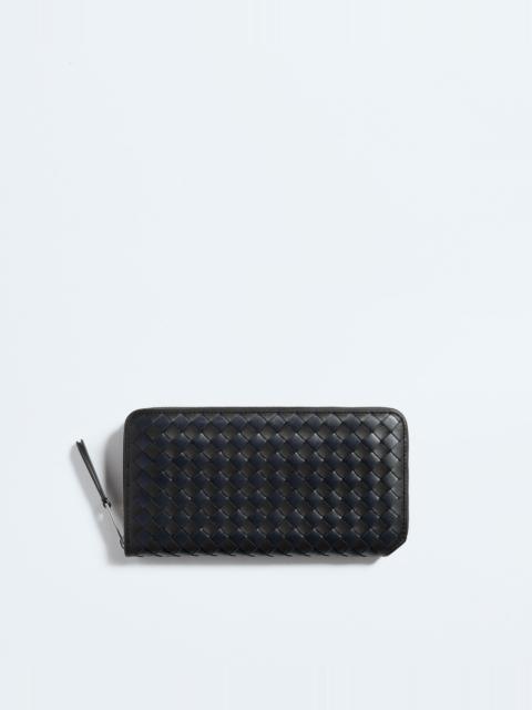 Bottega Veneta Intrecciato Piccolo Zip Around Wallet