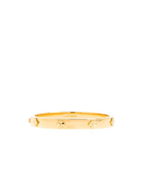 kate spade clover-embellished bangle bracelet