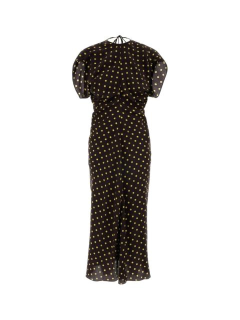 Marni Printed crepe dress
