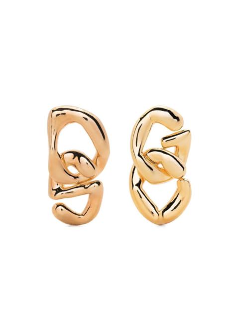 GCDS logo-drop earrings