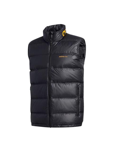 adidas neo Stand Collar Stay Warm Sports Down Vest Black FT7997