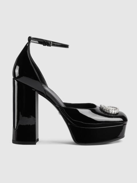 GUCCI Women's platform pump with Double G