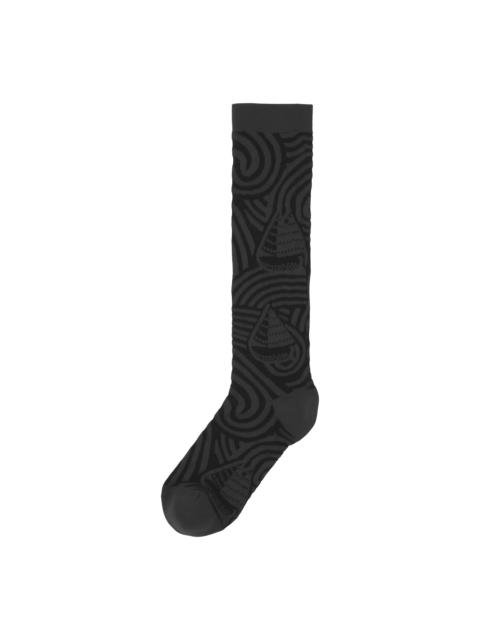 HENRIK VIBSKOV STORMY SEA SOCKS - BLACK STORMY SEA